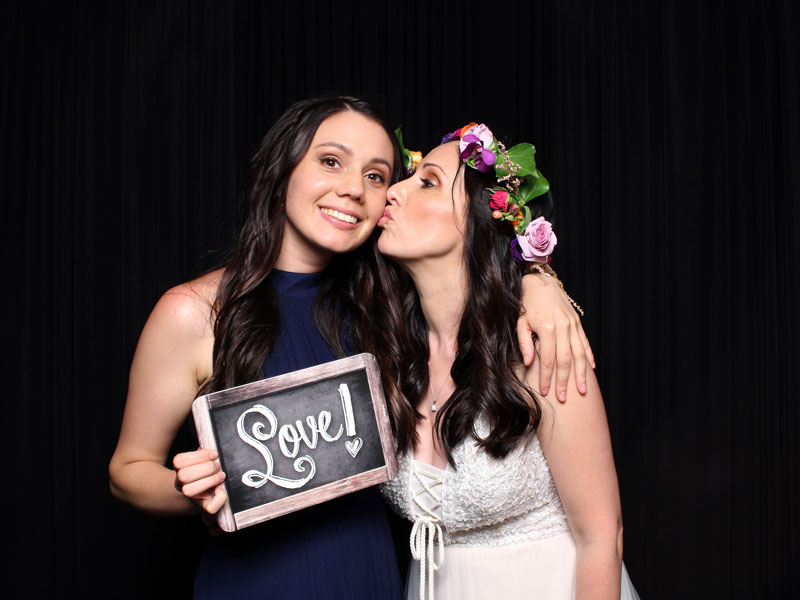 Oz Photo Booths - Black Curtain Backdrop