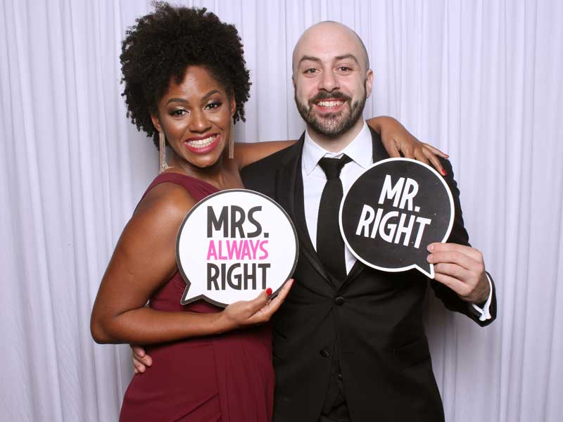 Oz Photo Booths - White Curtain Backdrop