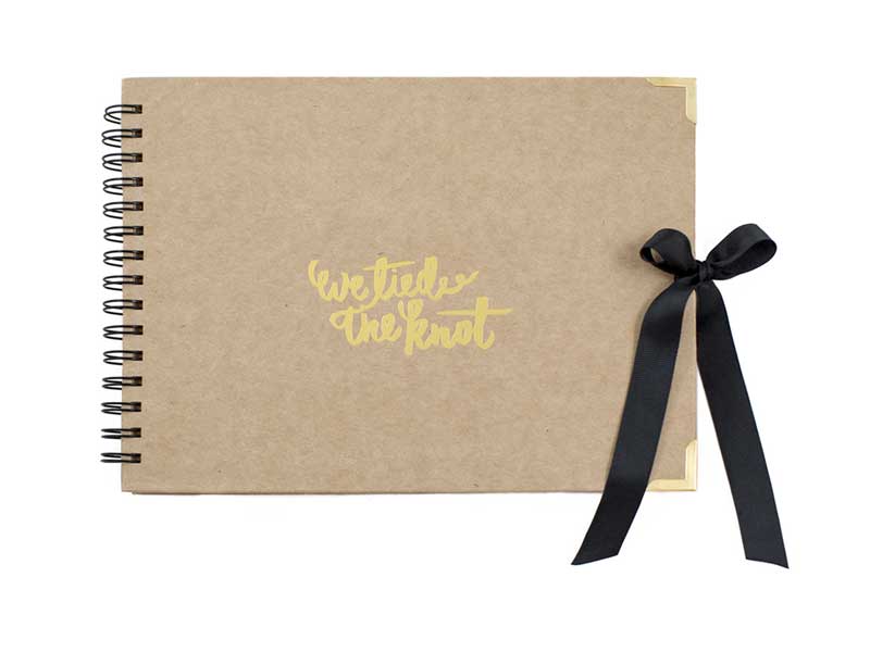 Guest Book 7 ozphotobooths-guestbook-kraft-wetiedtheknot