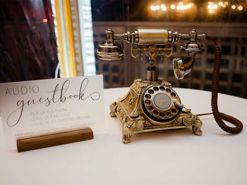 Vintage Audio Guest Book