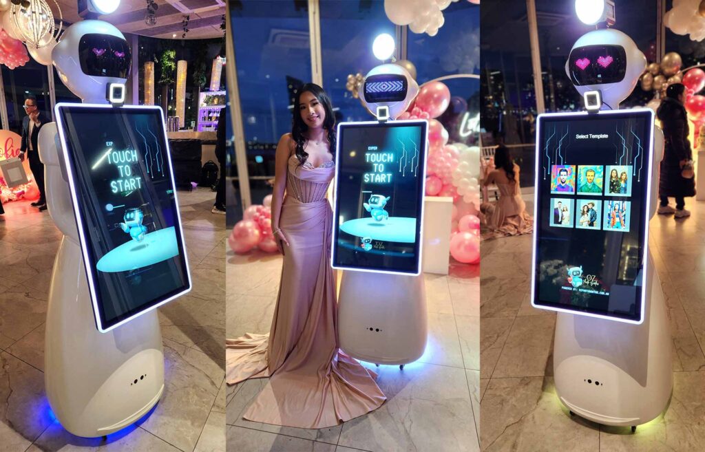 ROVI - AI robot photo booth
