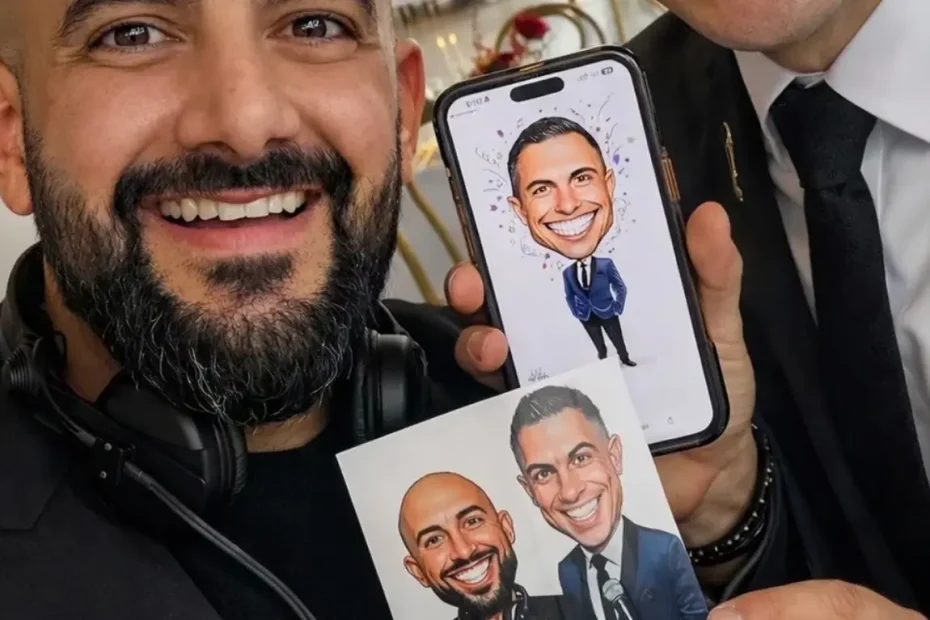 Oz Photo Booths - Rovi Robot as Caricaturist - Mlbourne