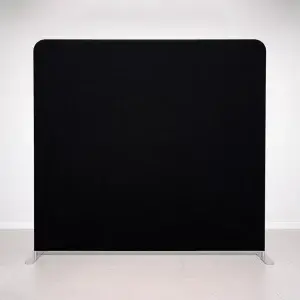 Oz Photo Booths - Plain Black Tension Fabric Backdrop