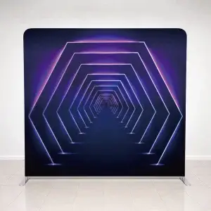 Oz Photo Booths - 3D Tunnel Tension Fabric Backdrop