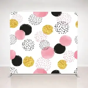 Oz Photo Booths - Abstract Polka Dots Tension Fabric Backdrop