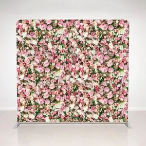Oz Photo Booths - Anytime Floral Tension Fabric Backdrop