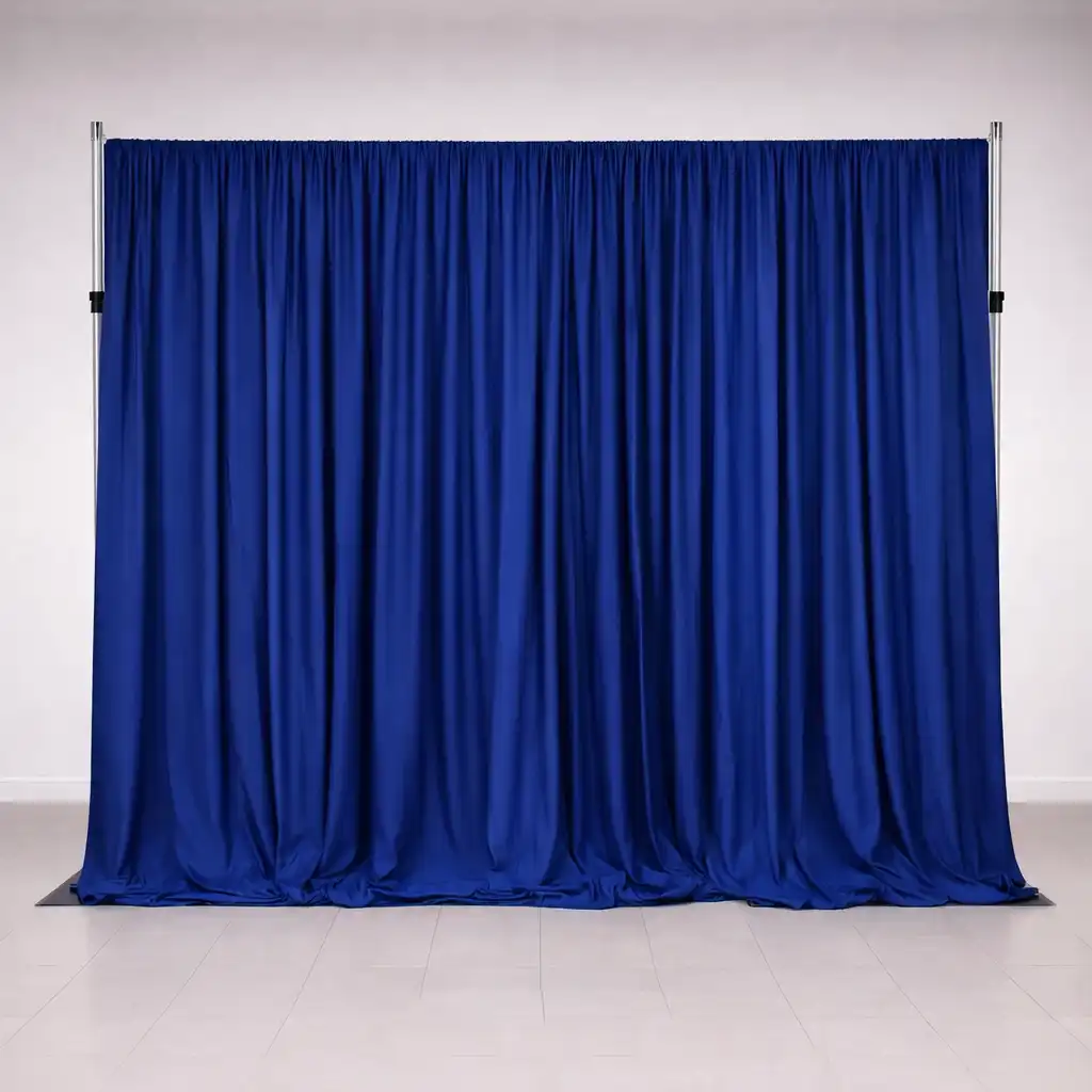 Oz Photo Booths - Backdrops - Blue Curtain