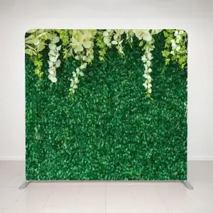 Oz Photo Booths - Garden Garland Tension Fabric Backdrop
