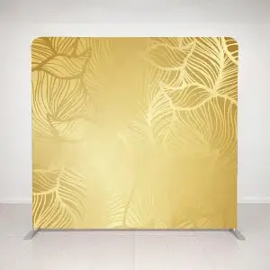 Oz Photo Booths - Golden Leaves Tension Fabric Backdrop