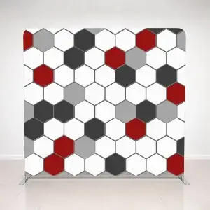 Oz Photo Booths - Hexagon Tension Fabric Backdrop