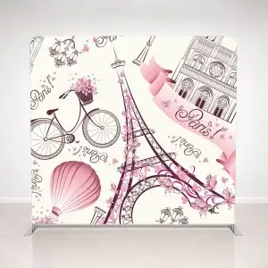 Oz Photo Booths - Paris Tension Fabric Backdrop