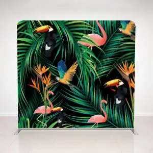 Oz Photo Booths - Tropical Tension Fabric Backdrop