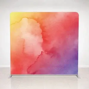Oz Photo Booths - Watercolour Tension Fabric Backdrop