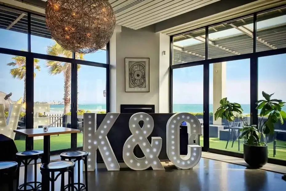 Oz Photo Booths Light Up Letters KandC